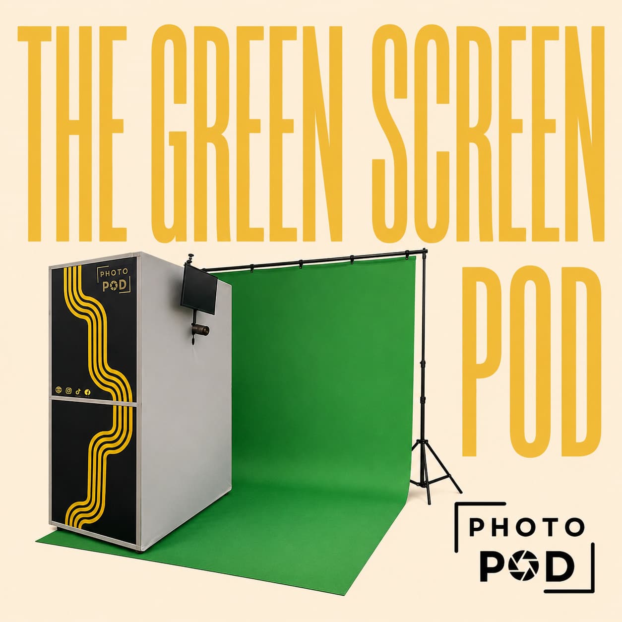 Green Screen Pod photo booth