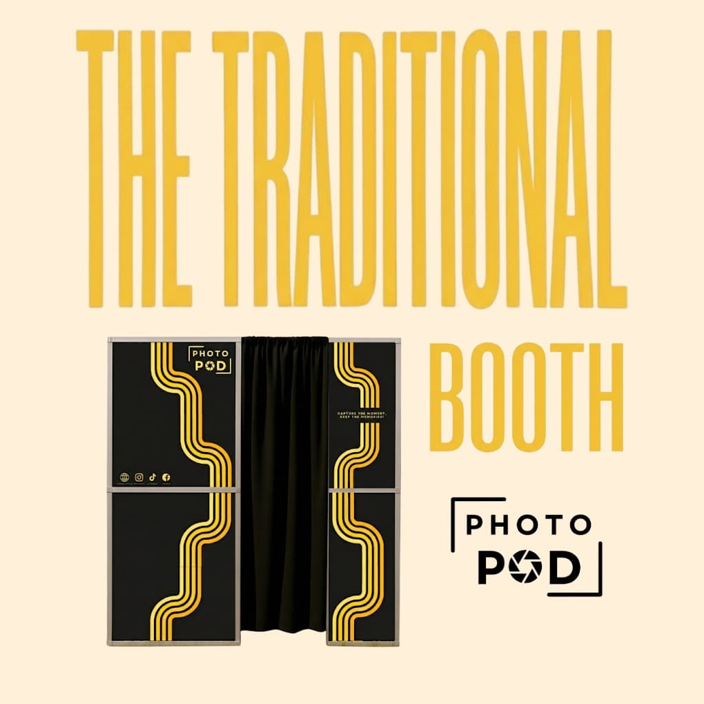 Traditional Pod photo booth